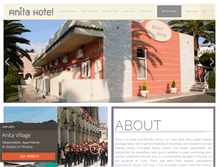Tablet Screenshot of anita-hotel.com